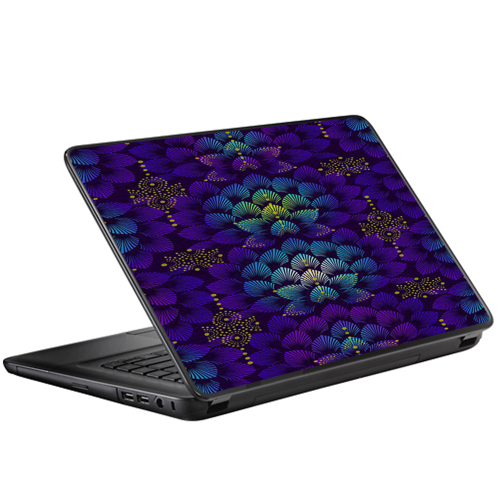  Floral Feather Pattern Universal 13 to 16 inch wide laptop Skin
