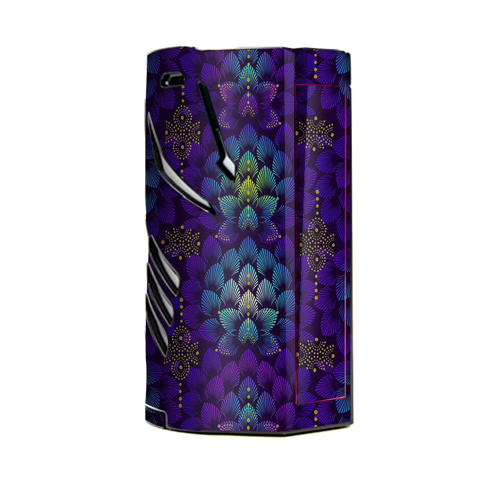  Floral Feather Pattern T-Priv 3 Smok Skin