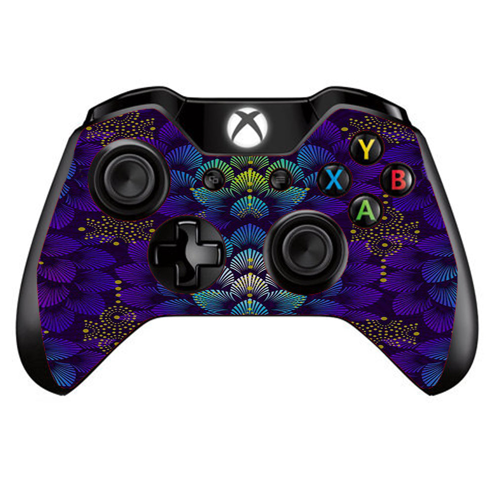  Floral Feather Pattern Microsoft Xbox One Controller Skin