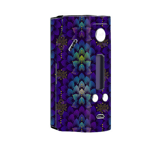  Floral Feather Pattern Wismec Reuleaux RX200  Skin