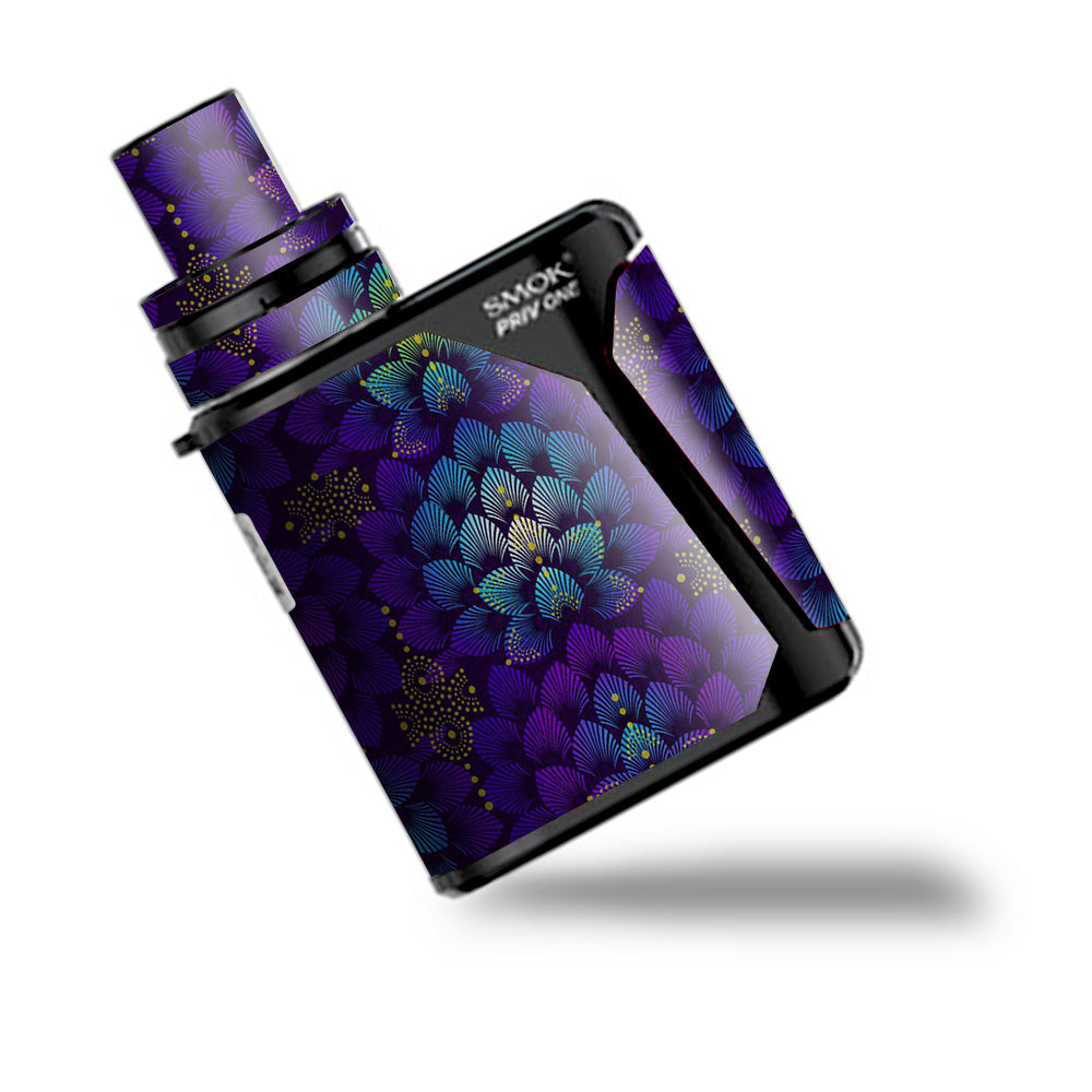  Floral Feather Pattern Smok Priv One Skin