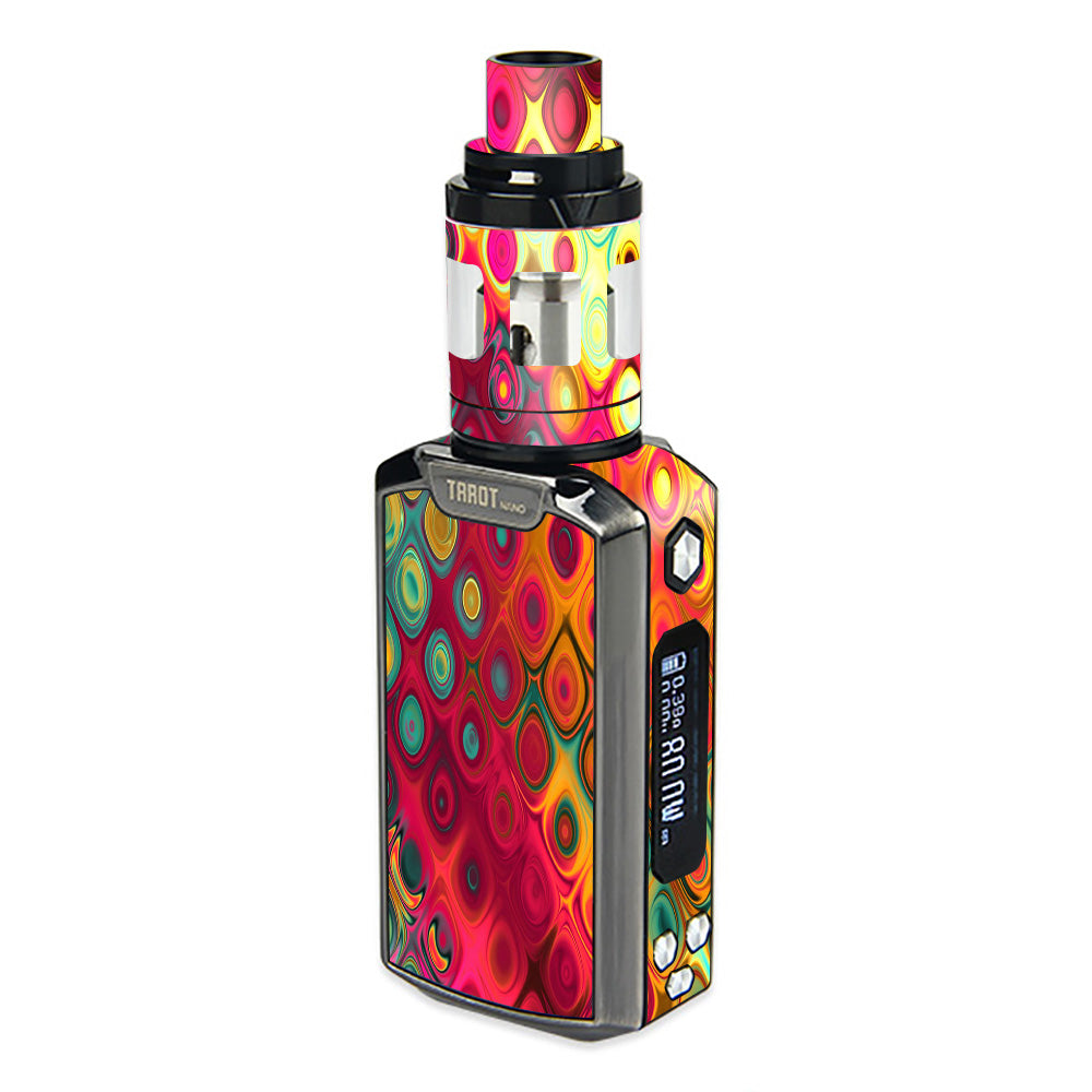  Colorful Pattern Stained Glass Vaporesso  Tarot Nano Skin