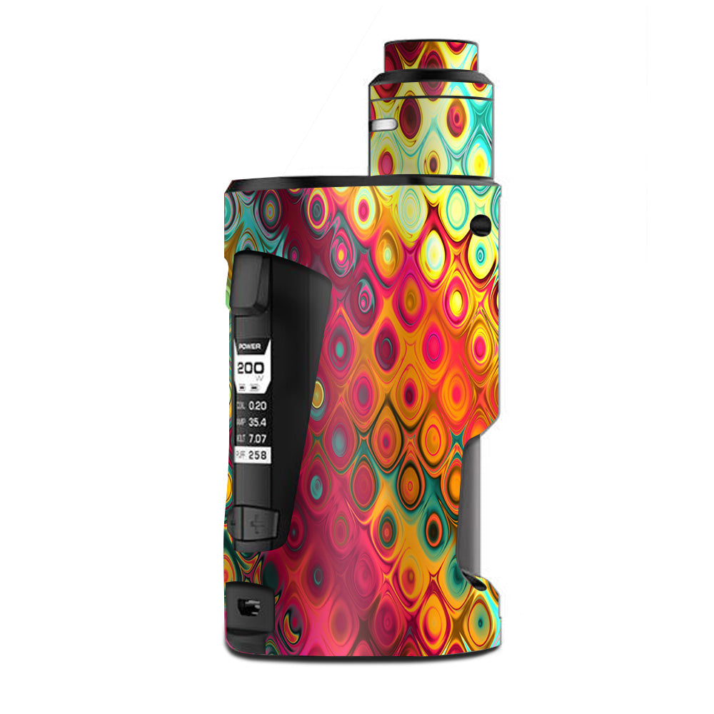  Colorful Pattern Stained Glass G Box Squonk Geek Vape Skin