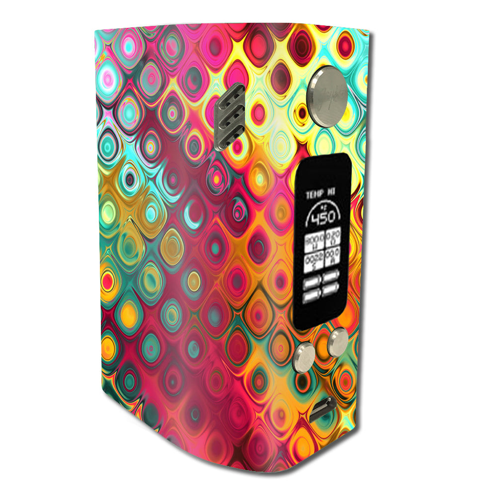  Colorful Pattern Stained Glass Wismec Reuleaux RX300 Skin