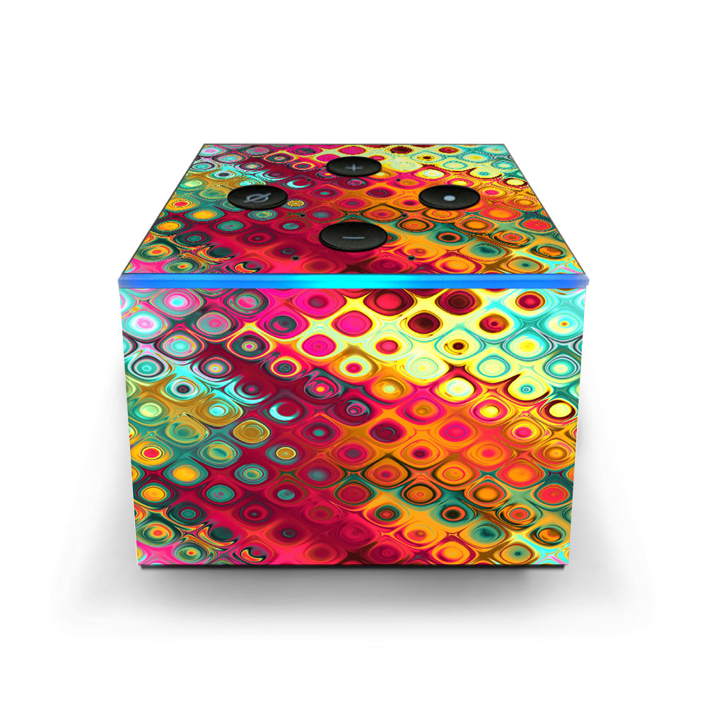  Colorful Pattern Stained Glass Amazon Fire TV Cube Skin