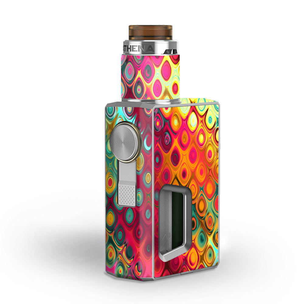  Colorful Pattern Stained Glass Geekvape Athena Squonk Skin