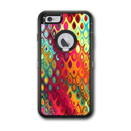  Colorful Pattern Stained Glass Otterbox Defender iPhone 6 PLUS Skin