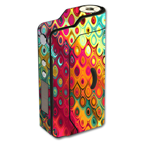 Colorful Pattern Stained Glass Sigelei 150W TC Skin