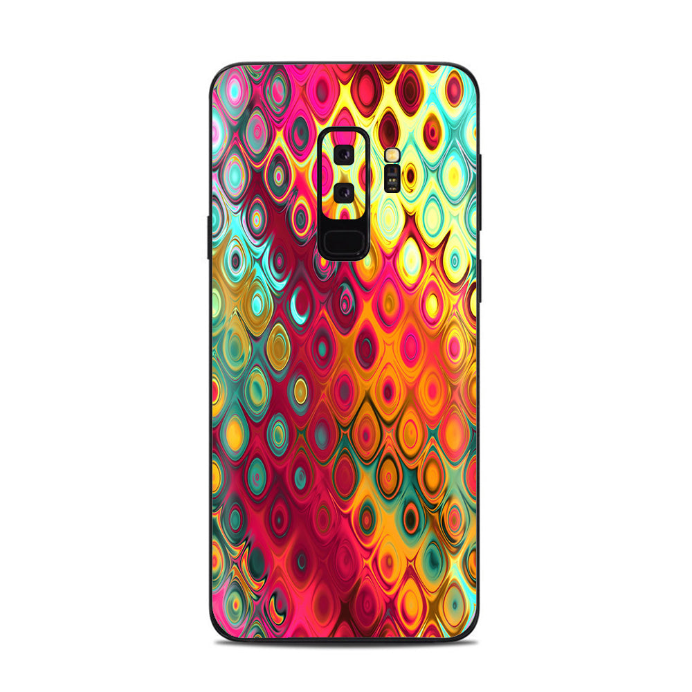  Colorful Pattern Stained Glass Samsung Galaxy S9 Plus Skin