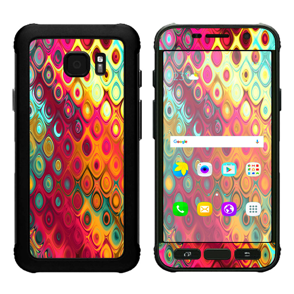  Colorful Pattern Stained Glass Samsung Galaxy S7 Active Skin