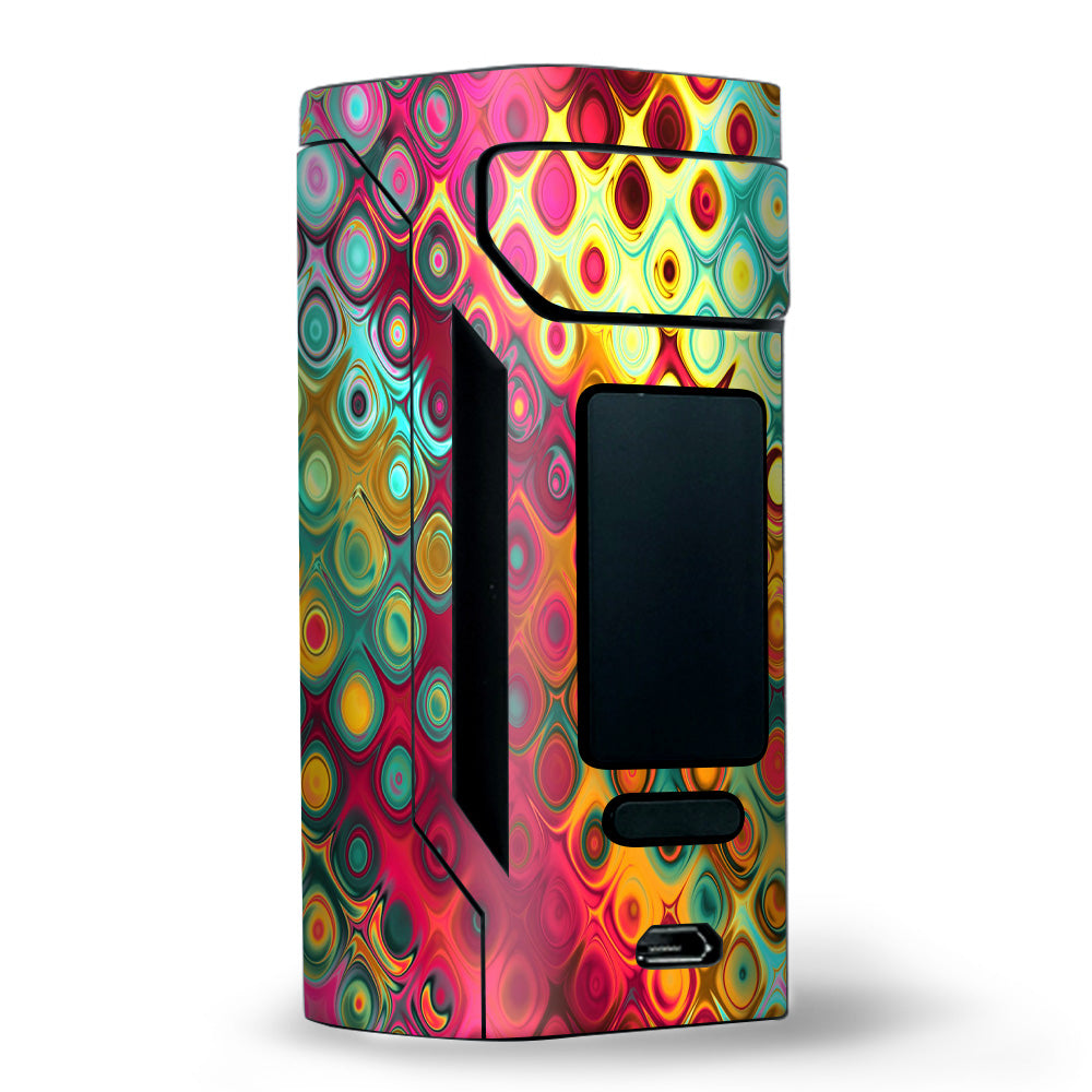 Colorful Pattern Stained Glass Wismec RX2 20700 Skin