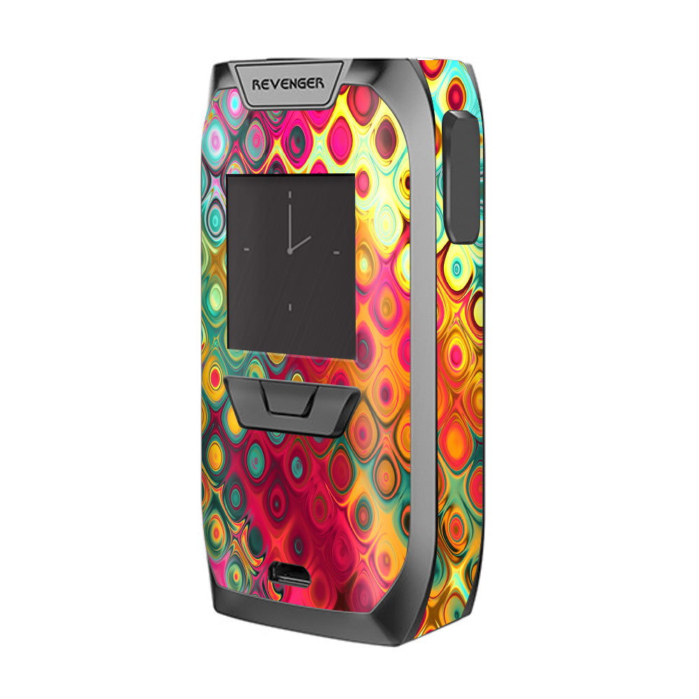  Colorful Pattern Stained Glass Vaporesso Revenger Skin