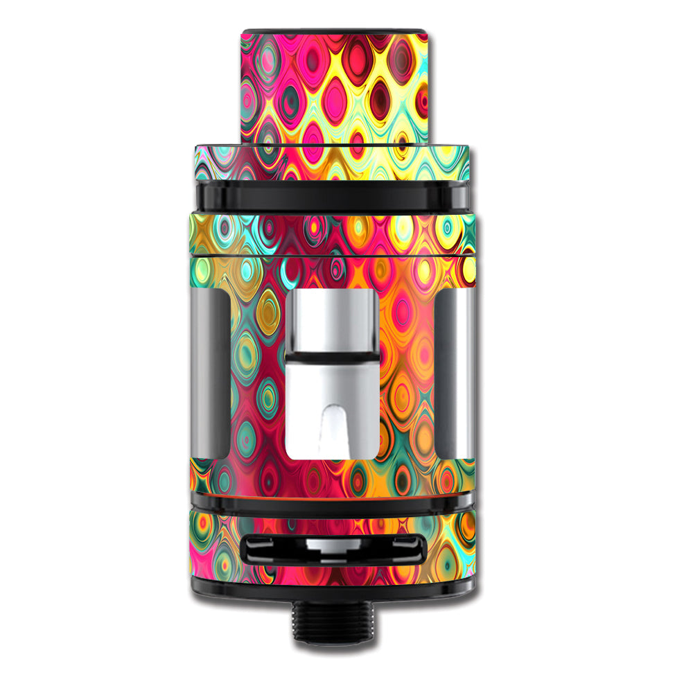  Colorful Pattern Stained Glass Smok TFV8 Mini Big Baby Beast Skin