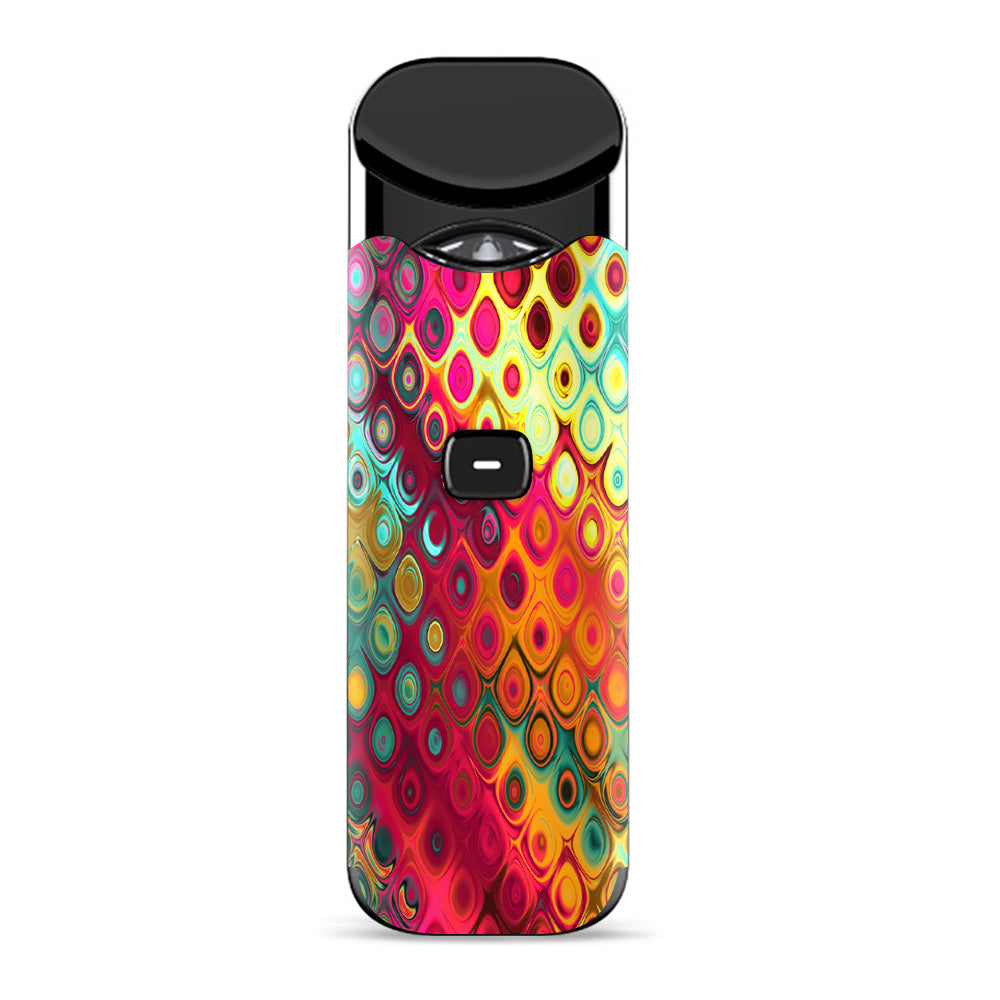  Colorful Pattern Stained Glass Smok Nord Skin