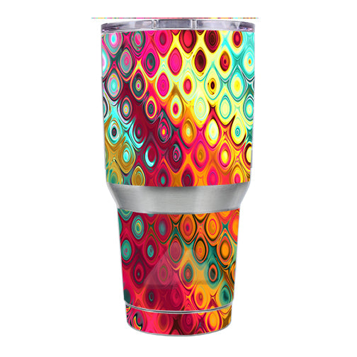  Colorful Pattern Stained Glass Ozark Trail 20oz Tumbler Skin