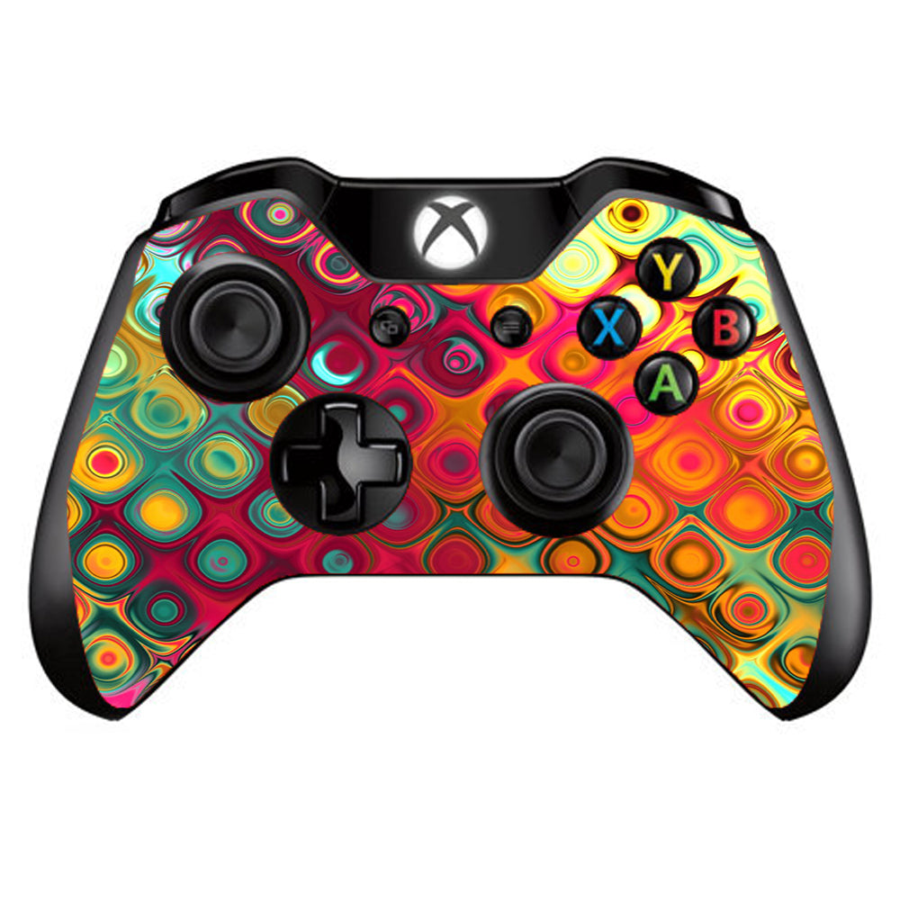  Colorful Pattern Stained Glass Microsoft Xbox One Controller Skin