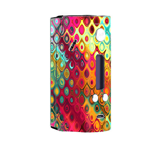  Colorful Pattern Stained Glass Wismec Reuleaux RX200  Skin