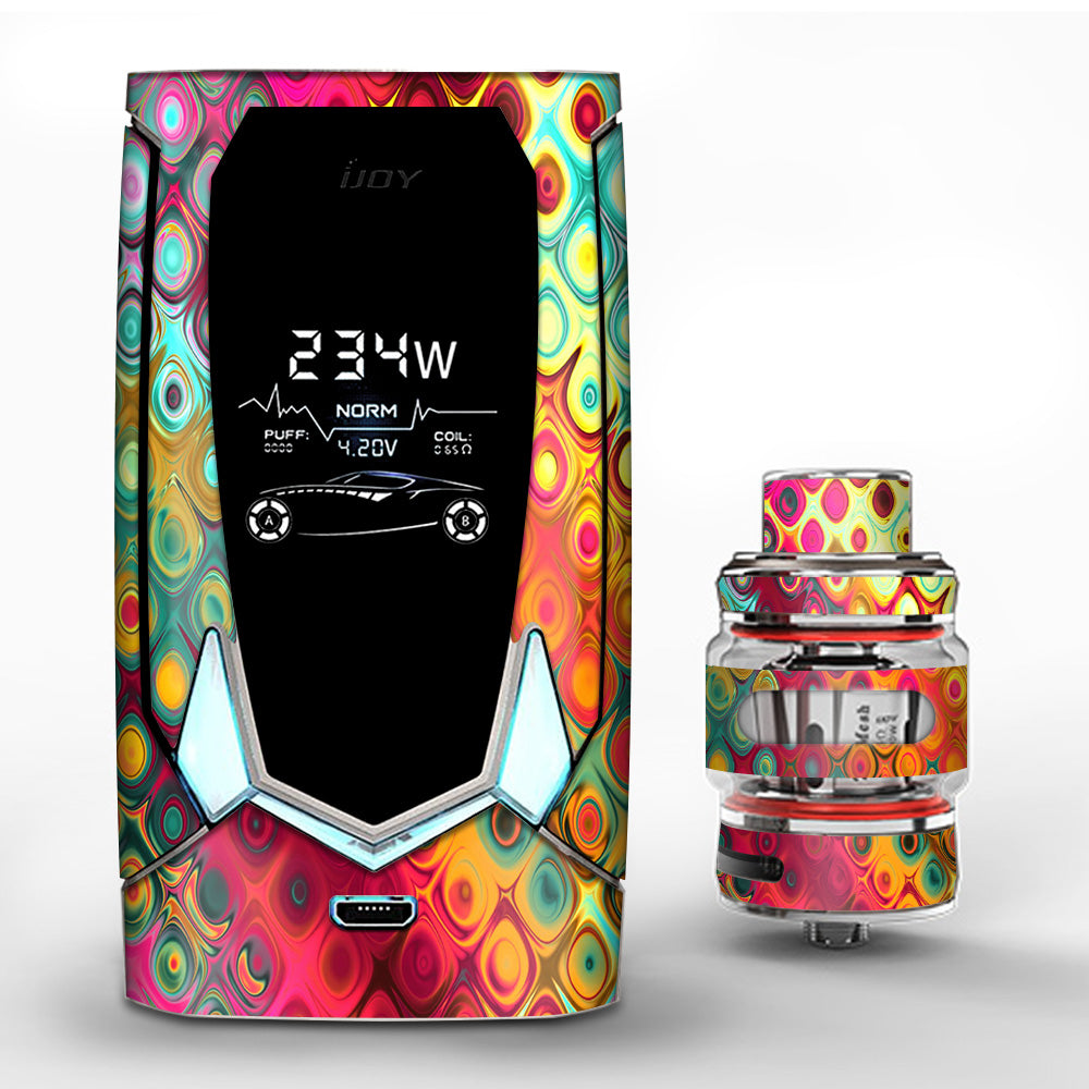  Colorful Pattern Stained Glass iJoy Avenger 270 Skin