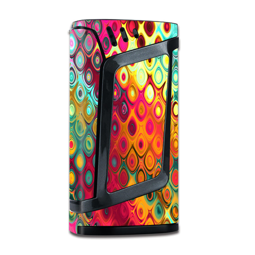  Colorful Pattern Stained Glass Smok Alien 220W Skin