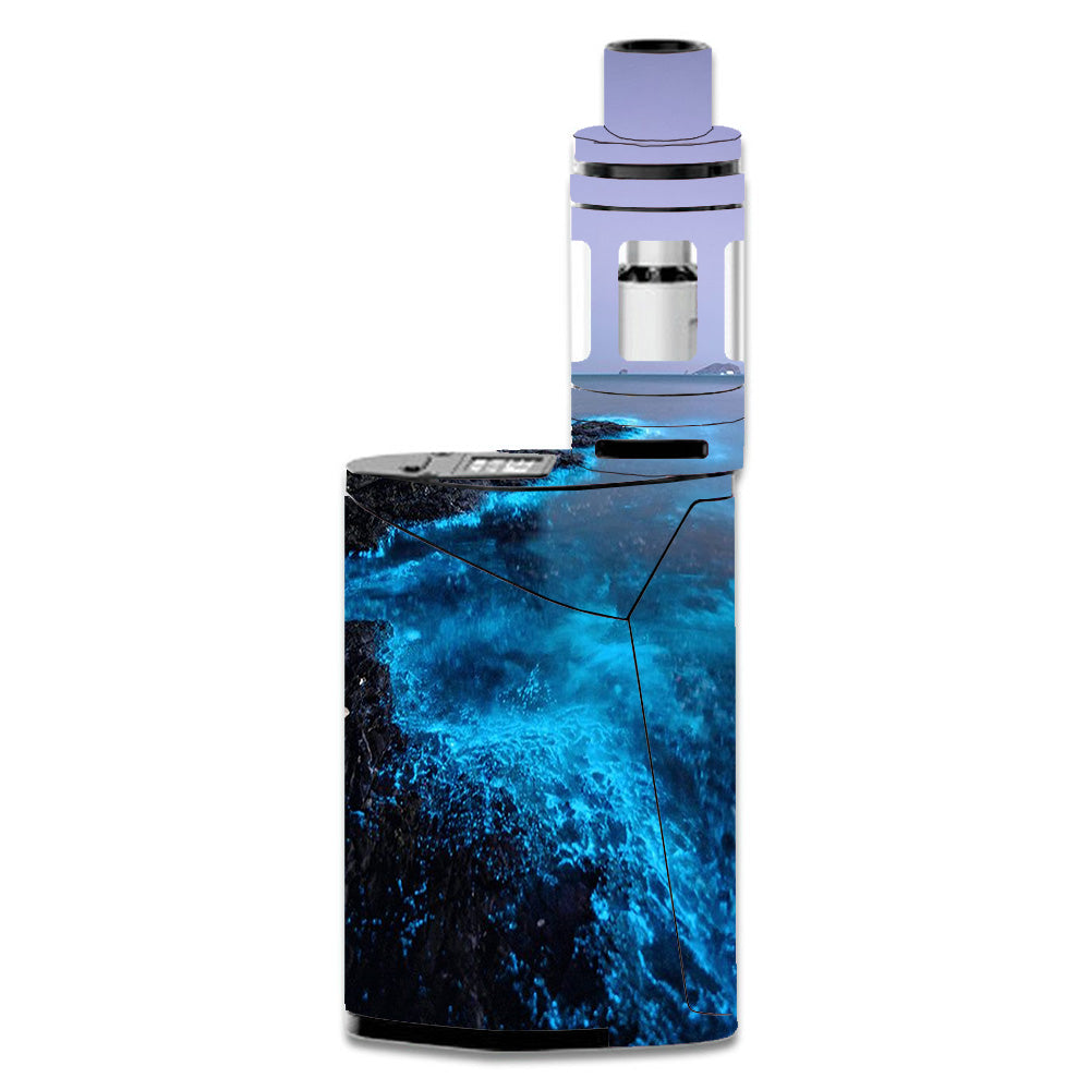 Paradise Sea Wall Cliffs Glowing Water Smok GX350 Skin