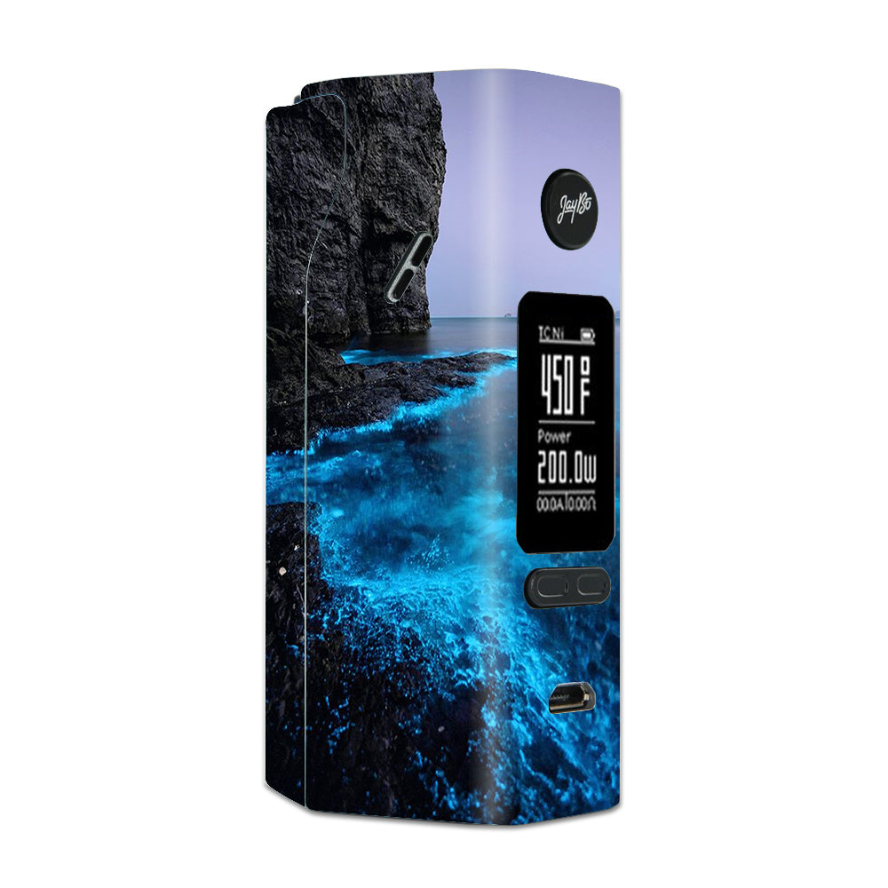  Paradise Sea Wall Cliffs Glowing Water Wismec Reuleaux RX 2/3 combo kit Skin