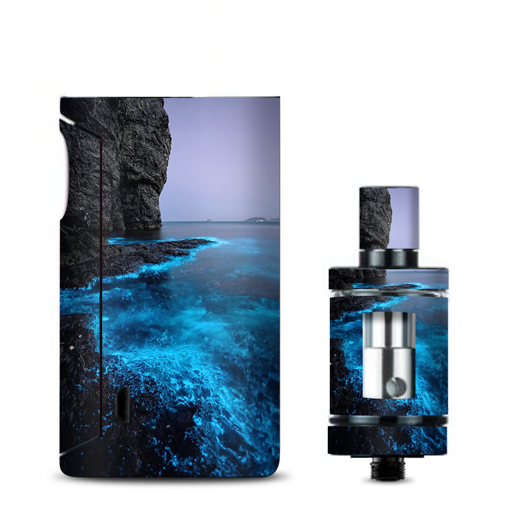  Paradise Sea Wall Cliffs Glowing Water Vaporesso Drizzle Fit Skin