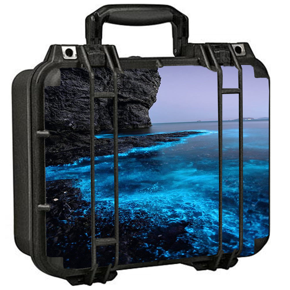  Paradise Sea Wall Cliffs Glowing Water Pelican Case 1400 Skin