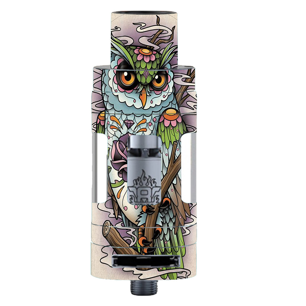  Owl Painting Aztec Style Smok TFV8 Tank Skin