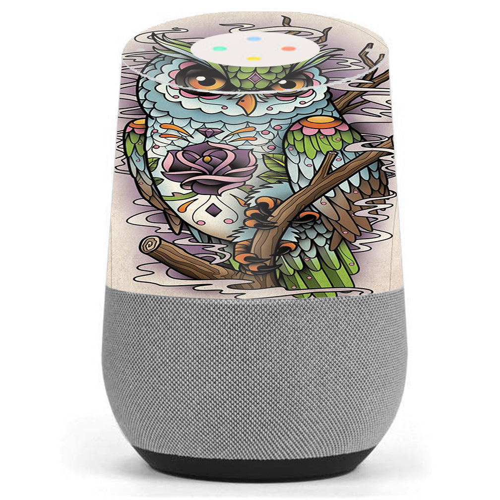  Owl Painting Aztec Style Google Home Skin