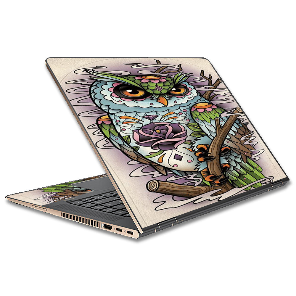  Owl Painting Aztec Style HP Spectre x360 15t Skin