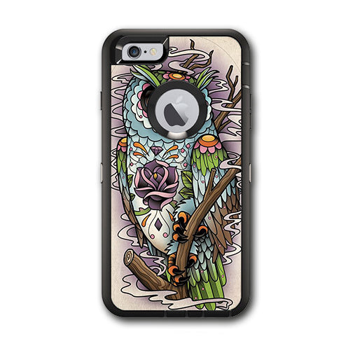  Owl Painting Aztec Style Otterbox Defender iPhone 6 PLUS Skin