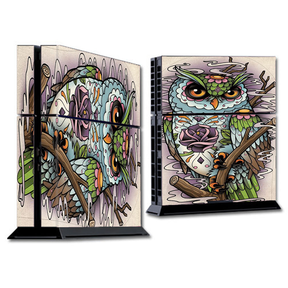  Owl Painting Aztec Style Sony Playstation PS4 Skin