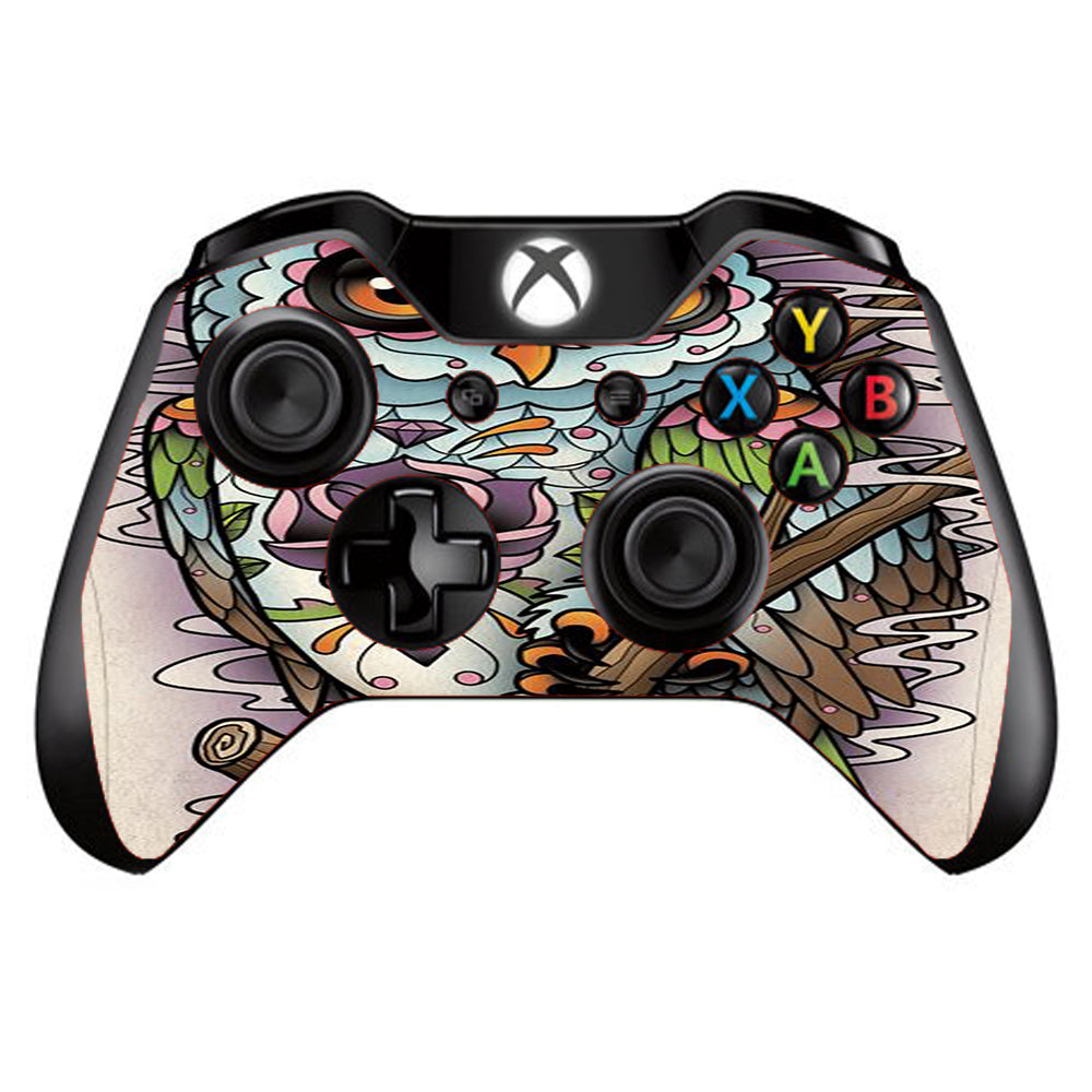  Owl Painting Aztec Style Microsoft Xbox One Controller Skin