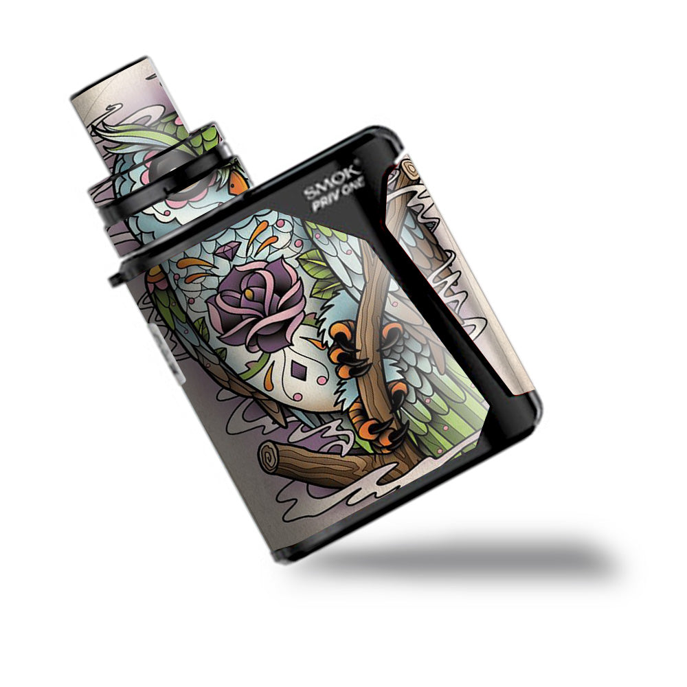  Owl Painting Aztec Style Smok Priv One Skin