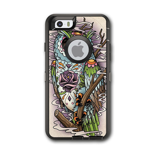  Owl Painting Aztec Style Otterbox Defender iPhone 6 Skin