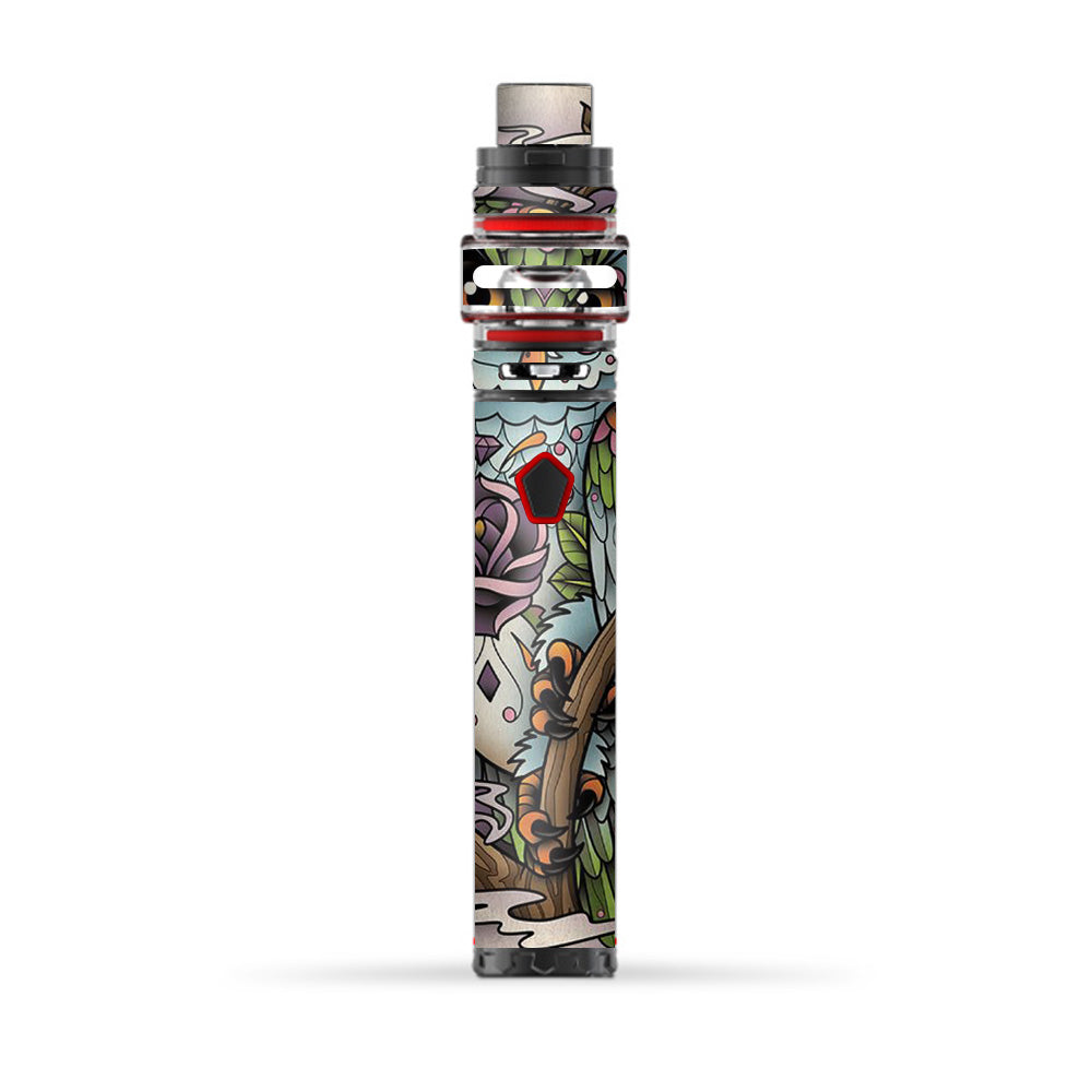  Owl Painting Aztec Style Smok Stick Prince Baby Skin