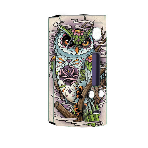  Owl Painting Aztec Style Wismec Reuleaux RX200  Skin