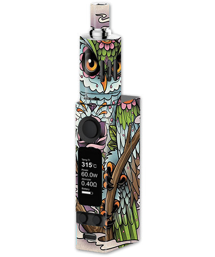  Owl Painting Aztec Style Joyetech Evic VTC Mini Skin