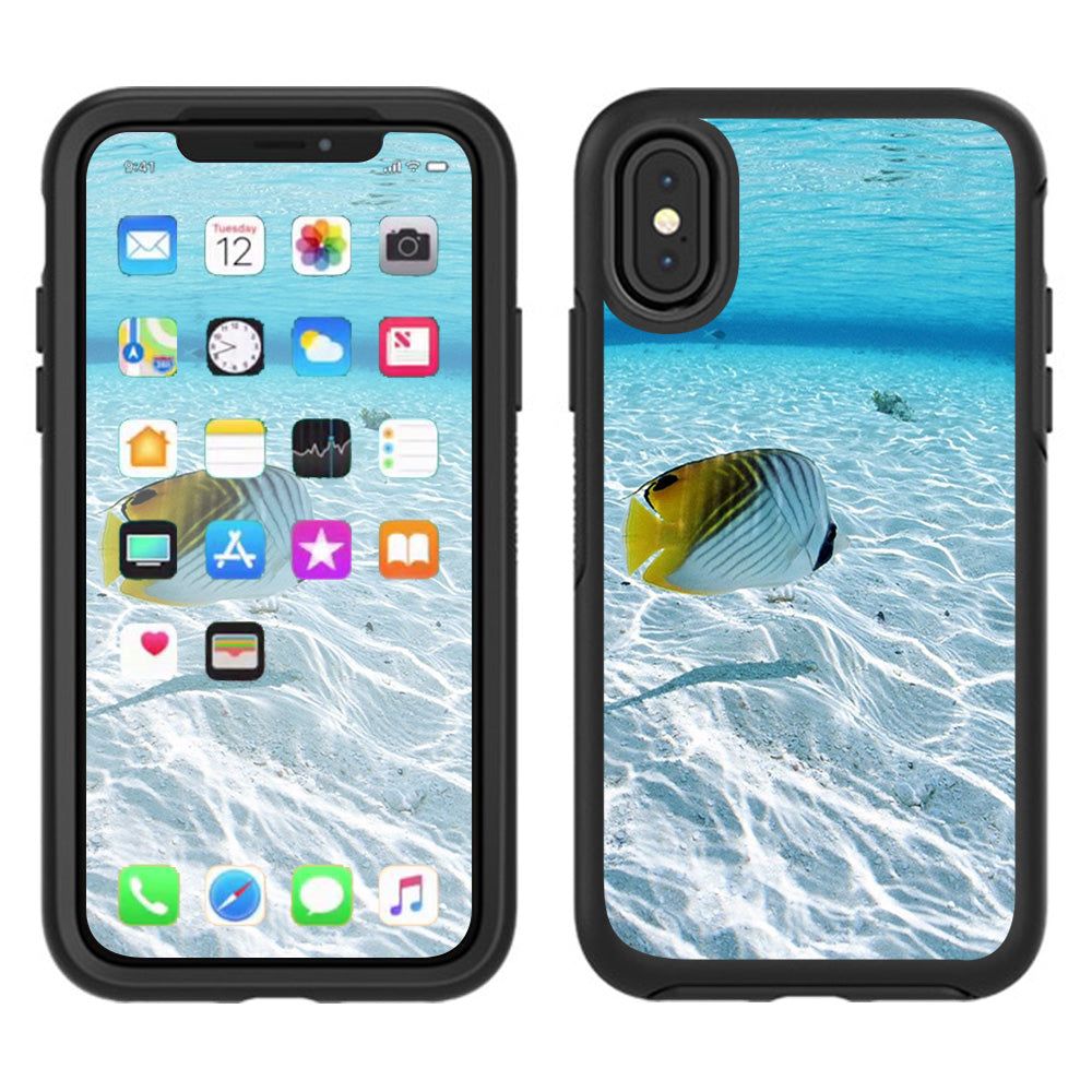  Underwater Fish Tropical Ocean Otterbox Defender Apple iPhone X Skin