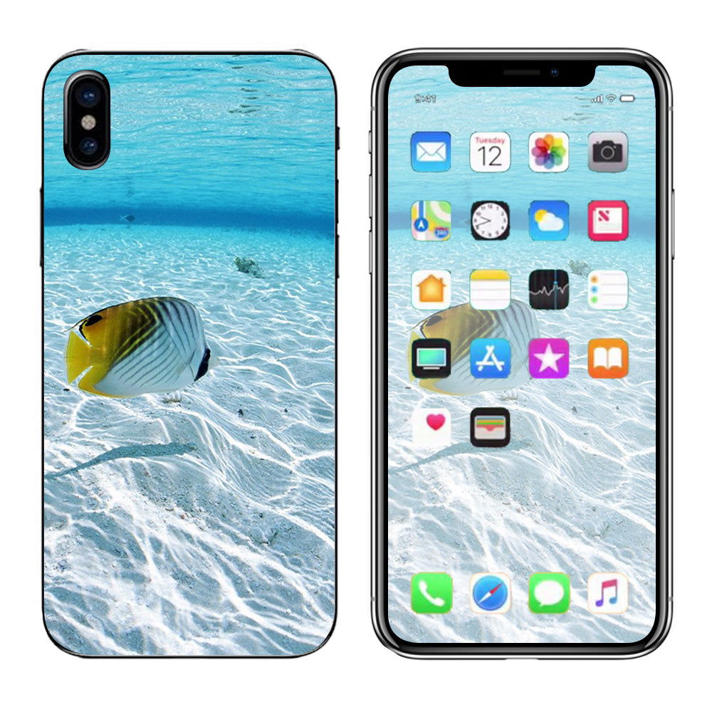  Underwater Fish Tropical Ocean Apple iPhone X Skin