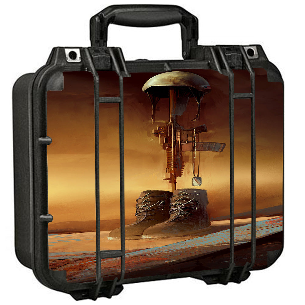  Never Forgotten Military Boots Rifle Pelican Case 1400 Skin