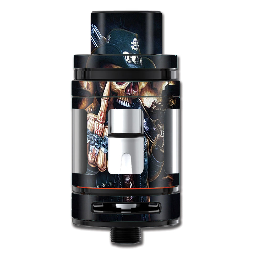  Middle Finger Skeleton Smok TFV8 Mini Big Baby Beast Skin