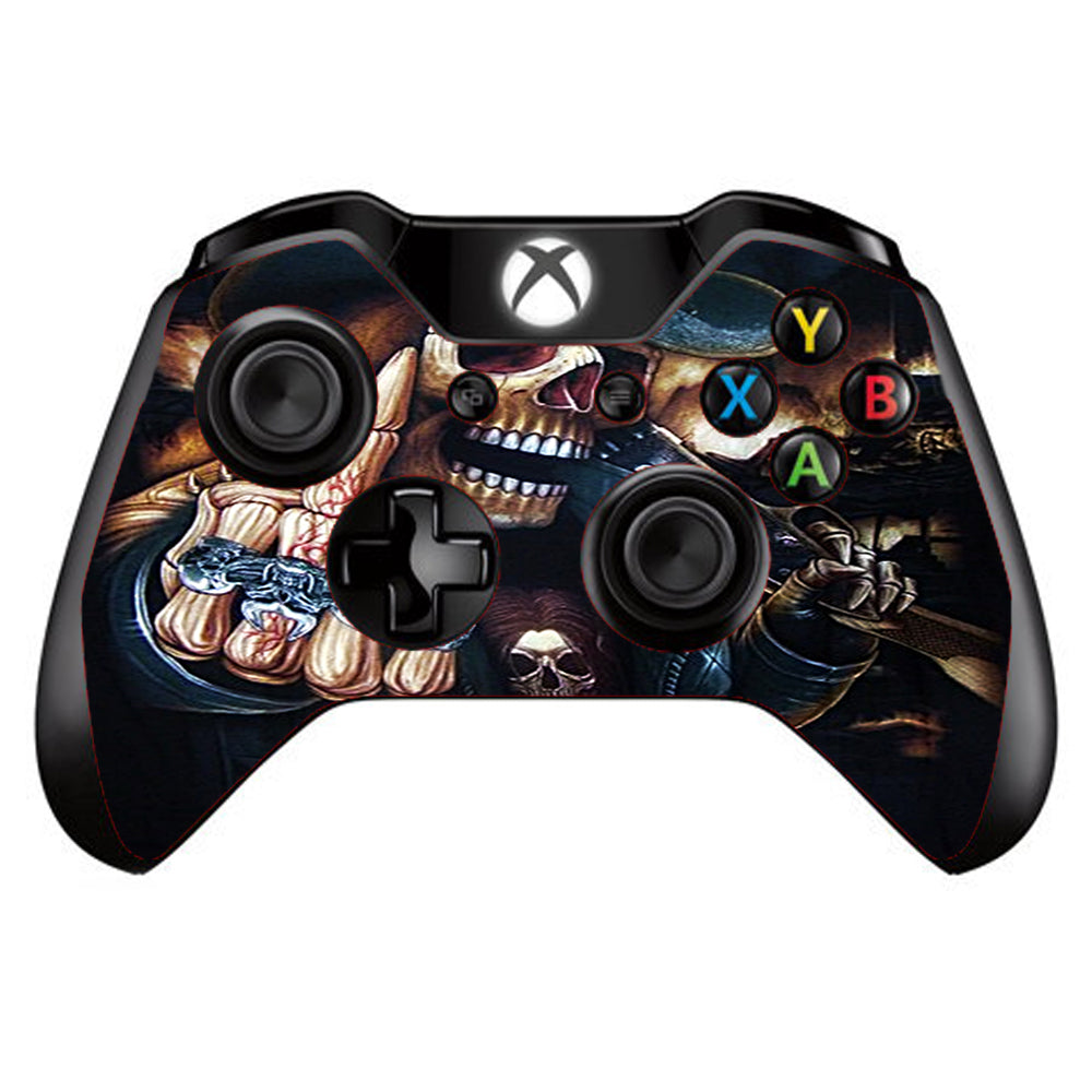  Middle Finger Skeleton Microsoft Xbox One Controller Skin