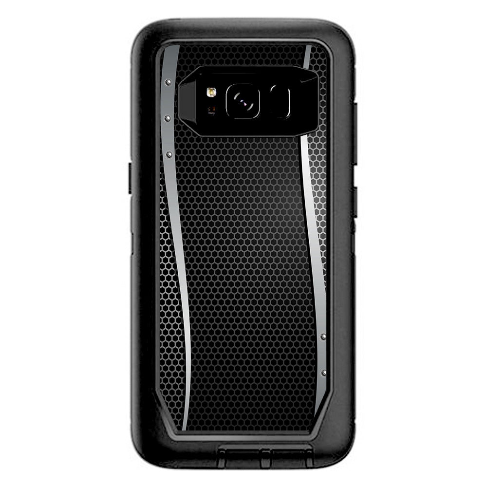  Metal Metallic Screen Pattern Otterbox Defender Samsung Galaxy S8 Skin