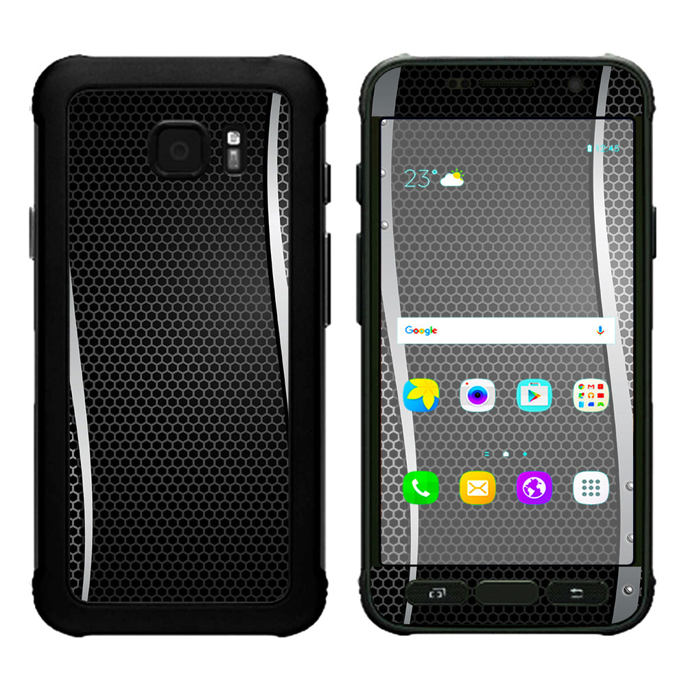  Metal Metallic Screen Pattern Samsung Galaxy S7 Active Skin