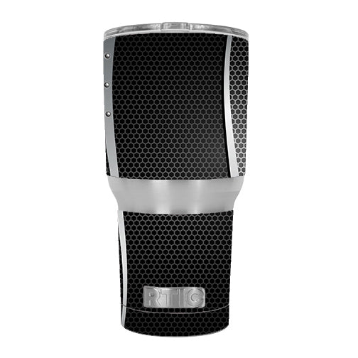  Metal Metallic Screen Pattern RTIC 30oz Tumbler Skin