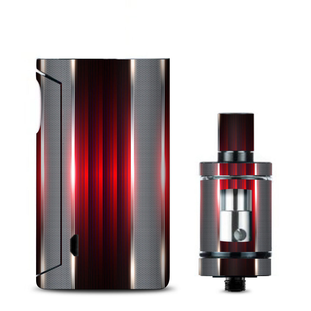  Red Metal Pattern Screen Vaporesso Drizzle Fit Skin