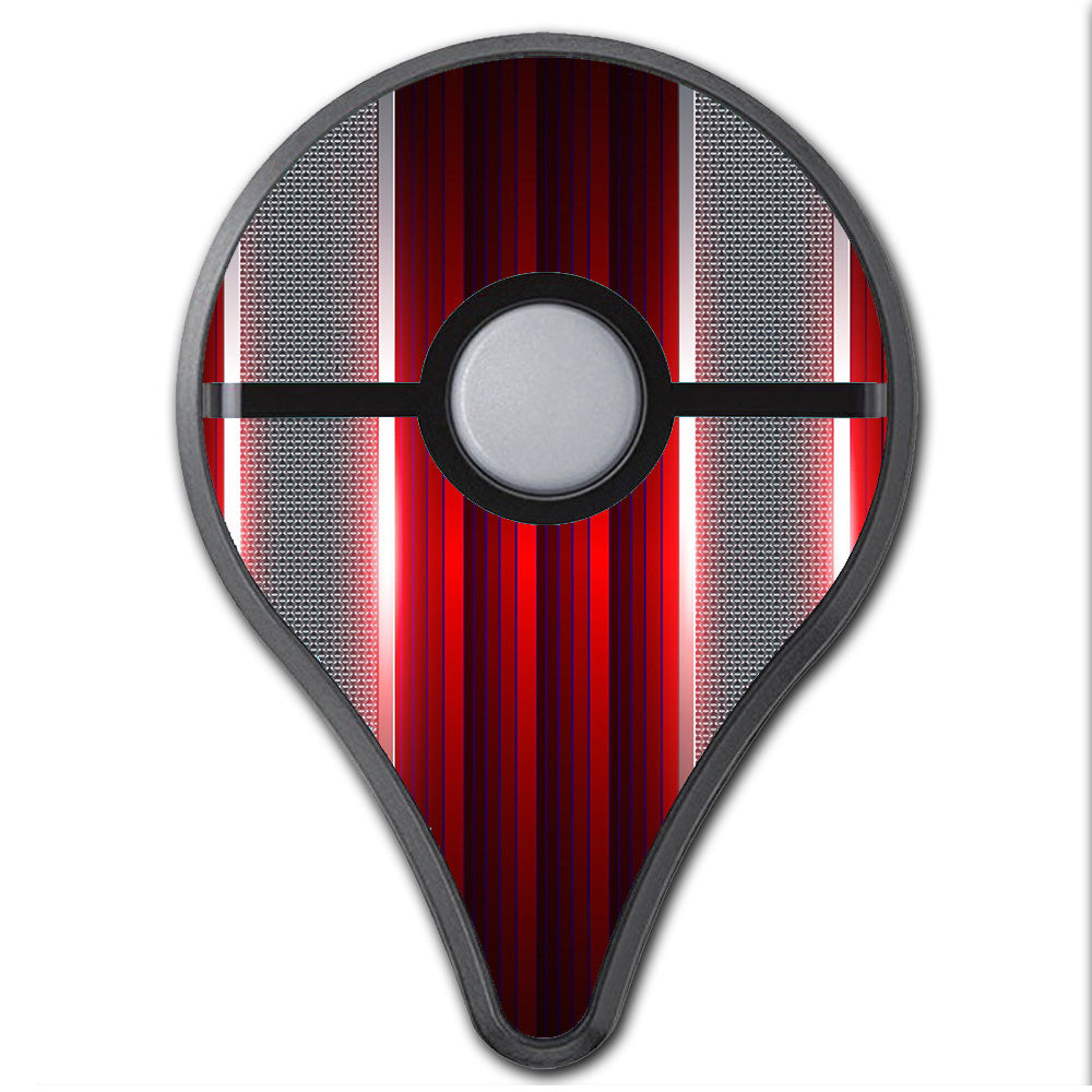  Red Metal Pattern Screen Pokemon Go Plus Skin