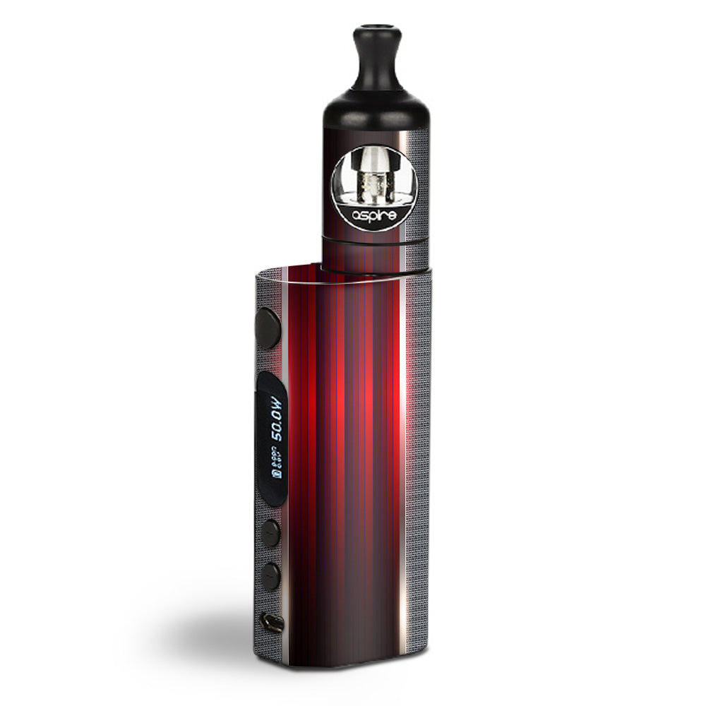  Red Metal Pattern Screen Aspire Zelos  Skin