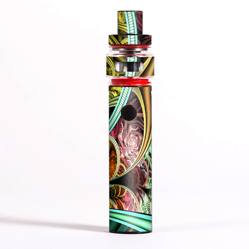  Bio Mechanical Metal Color Pattern Smok Pen 22 Light Edition Skin